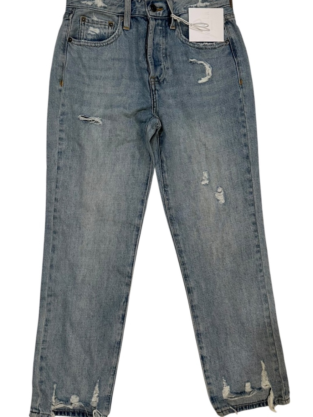 pistola Charlie high rise straight jeans